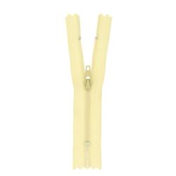 Fermeture nylon non séparable crème, 20 cm - Bergère de France