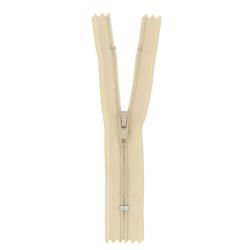 Fermeture nylon non séparable beige clair, 20 cm - Bergère de France