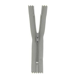 Fermeture nylon non séparable gris, 15 cm - Bergère de France