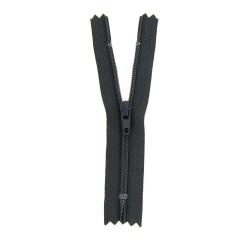 Fermeture nylon non séparable gris acier, 20 cm - Bergère de France