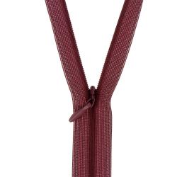 Fermeture invisible non séparable, réglable prune, 40 cm - Bergère de France