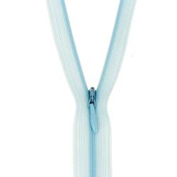 Fermeture invisible non séparable, réglable bleu ciel, 22 cm - Bergère de France