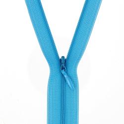 Fermeture invisible non séparable, réglable bleu, 22 cm - Bergère de France