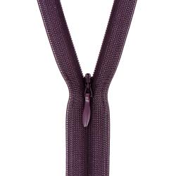 Fermeture invisible non séparable, réglable violet, 40 cm - Bergère de France