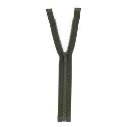 Fermeture injectée n°5 séparable kaki, 65 cm - Bergère de France