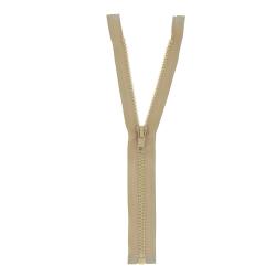 Fermeture injectée n°5 séparable beige, 80 cm - Bergère de France
