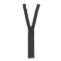 Fermeture injectée n°5 séparable marron foncé, 35 cm - Bergère de France