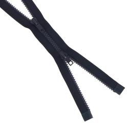 Fermeture injectée n°5 double curseur séparable bleu marine, 75 cm - Bergère de France