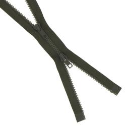 Fermeture injectée n°5 double curseur séparable kaki, 70 cm - Bergère de France