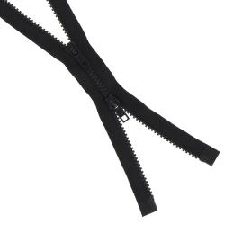 Fermeture injectée n°5 double curseur séparable noir, 65 cm - Bergère de France