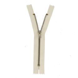 Fermeture spéciale pantalon non séparable écru, 15 cm - Bergère de France