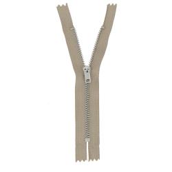 Fermeture spéciale pantalon non séparable beige, 18 cm - Bergère de France