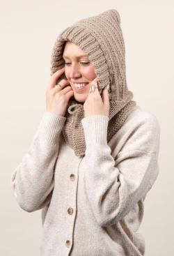 Fiche modèle - Snood à capuche - Bergère de France