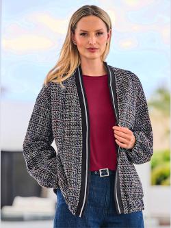 Blouson qualité bouclée chaude, couleur noir, taille 44, marque Rick Cardona - helline