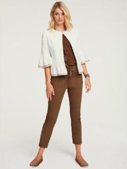 Veste courte, coleur écru - HELLINE