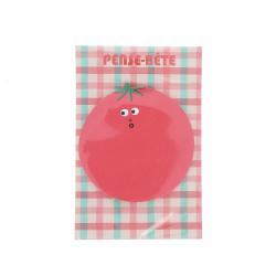 Bloc-notes adhésif fruit tomate