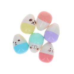 Lot de 6 surligneurs Œufs