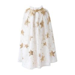 Déguisement cape étoiles à sequins dorés