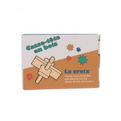 Casse-tête en bois la croix