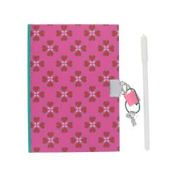 Carnet secret fleurs roses - Aland