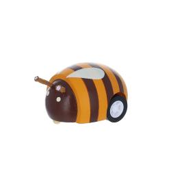Abeille à remonter en bois