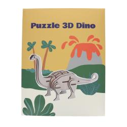 Puzzle 3D en bois dinosaure diplodocus