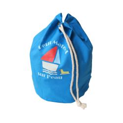 Sac pochon de plage bleu - Petit Matelot