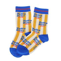 Chaussettes enfant rayées jaune tutto bene 27-30 - Dolce Vita