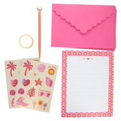 Set de papeterie lettres, enveloppes et stickers - Club Soleil