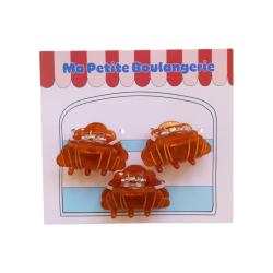 Lot de 3 pinces à cheveux mini croissants - Paris Chéri