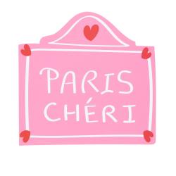 Carte de vœux Paris chéri + enveloppe