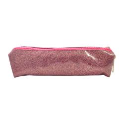Trousse scolaire violette et rose à paillettes