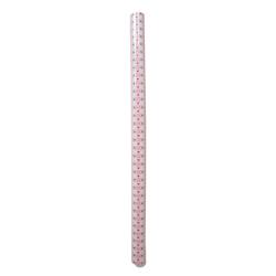Rouleau de papier cadeau cœurs étoiles rose