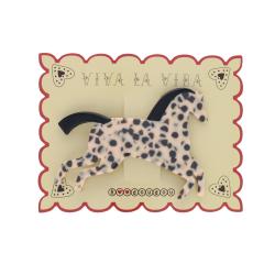 Barrette cheval écaille - Carmina