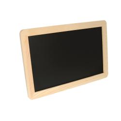Ardoise noire en bois