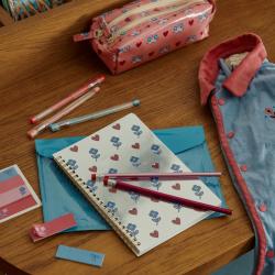 Set de papeterie carnet et crayons - Marguerite