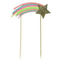 Décoration de gâteau étoile filante