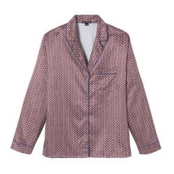 Pomm'Poire Haut de pyjama rose/bleu Mambo