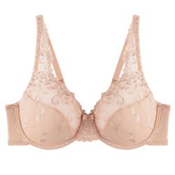 Pomm'Poire Soutien-gorge à armatures bonnet C, D et E peau Duchesse