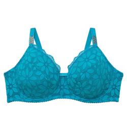 Pomm'Poire Soutien-gorge à armatures turquoise Fossette