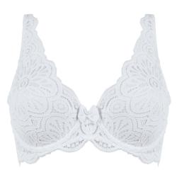 Pomm'Poire Soutien-gorge ampliforme coque moulée blanc Paname