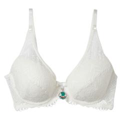 Pomm'Poire Soutien-gorge ampliforme coque moulée blanc Ukulele