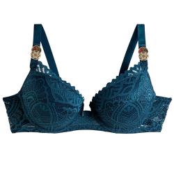 Pomm'Poire Soutien-gorge ampliforme coque moulée bleu Paprika