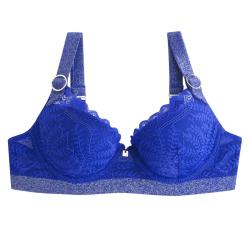 Pomm'Poire Soutien-gorge ampliforme coque moulée bleu Survoltée