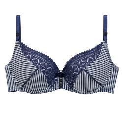 Pomm'Poire Soutien-gorge ampliforme coque moulée marine Pacotille