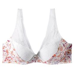 Pomm'Poire Soutien-gorge ampliforme coque moulée multico ivoire Etoile