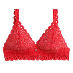 Pomm'Poire Soutien-gorge triangle sans armatures coquelicot Intrépide