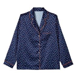 Pomm'Poire Top de pyjama bleu Brooklyn