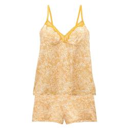 Pomm'Poire Top-short jaune Pamoison