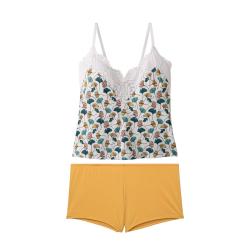 Pomm'Poire Top short turquoise Tsatziki
